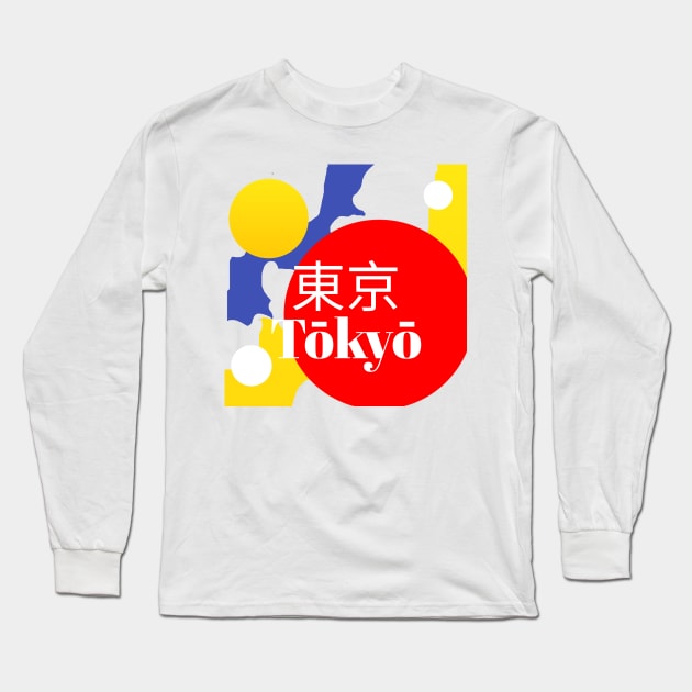 Tokyo Colourfull Long Sleeve T-Shirt by radeckari25